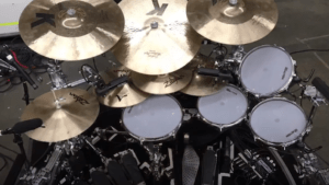 Rick Allens Schlagzeuger - Einarmiger Drummer
