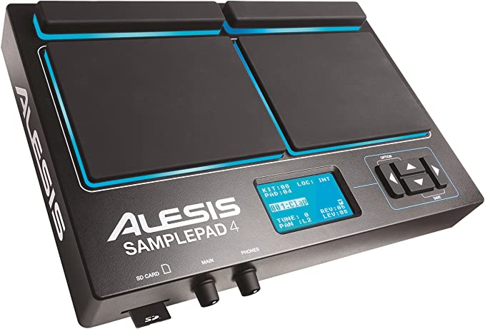 Alesis Sample Pad 4 - Kompaktes 4-Pad Percussion- und Sample-Triggering-Instrument;